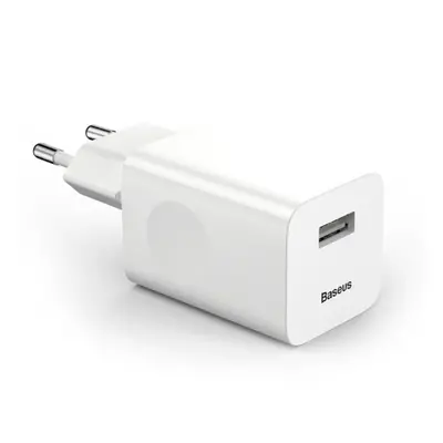 Baseus Quick Charger 3.0 QC 3.0 cestovní nabíječka, bíla (CCALL-BX02)