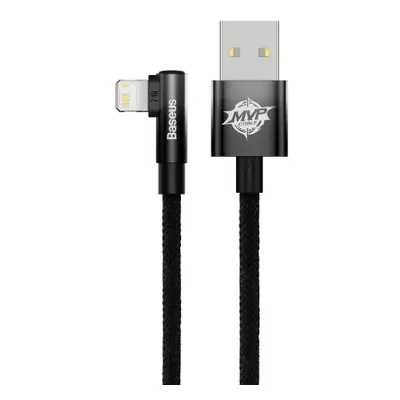 Baseus MVP Elbow kabel USB / Lightning 2.4A 2m, černý