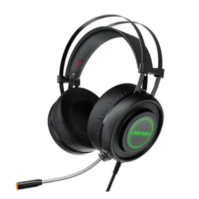 Blitzwolf AA-GB1 RGB herní sluchátka USB 7.1, černé (AA-GB1)