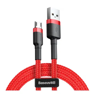 Baseus Cafule kabel USB / micro USB QC 3.0 1m, červený (CAMKLF-B09)