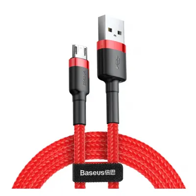 Baseus Cafule kabel USB / Micro USB QC 3.0 1.5A 2m, červený (CAMKLF-C09)