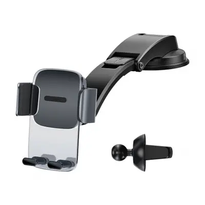 Baseus Car Mount 2in1 držák na mobil do auta, černý (SUYK000001)