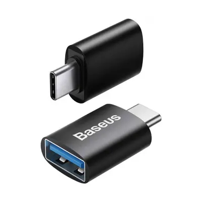 Baseus Ingenuity Mini OTG adaptér USB-C / USB 3.1, černý (ZJJQ000001)