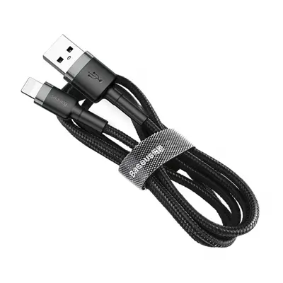 Baseus Cafule kabel USB / Lightning QC3.0 2m, šedý (CALKLF-CG1)