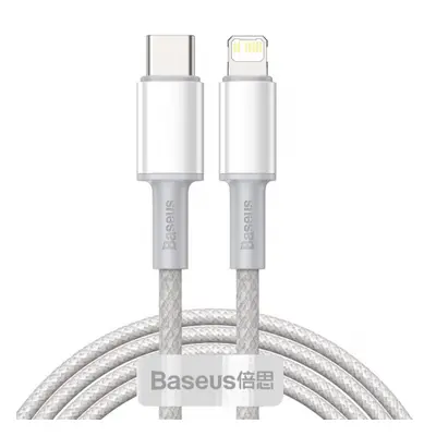 Baseus Data kabel USB-C / Lightning PD 20W 2m, bílý (CATLGD-A02)