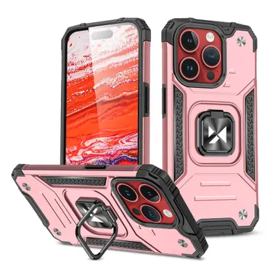 MG Ring Armor kryt na iPhone 15 Pro, zlatý