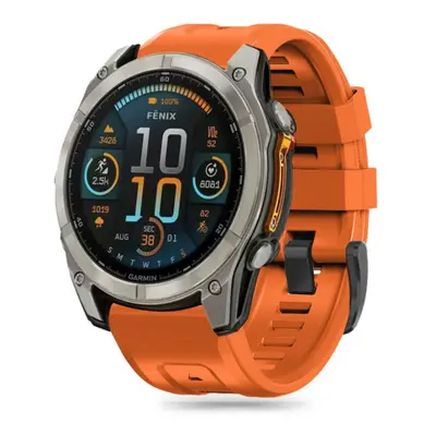 Tech-Protect Silicone řemínek na Garmin Fenix 5 / 6 / 6 Pro / 7 / 8 47mm / E / 8 47mm, orange