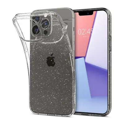 Spigen Liquid Crystal silikonový kryt na iPhone 13 Pro, glitter průsvitný (ACS03255)