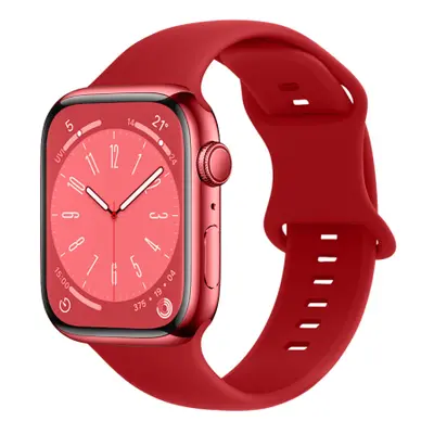 BStrap Smooth Silicone řemínek na Apple Watch 38/40/41mm, red (SAP014C03)