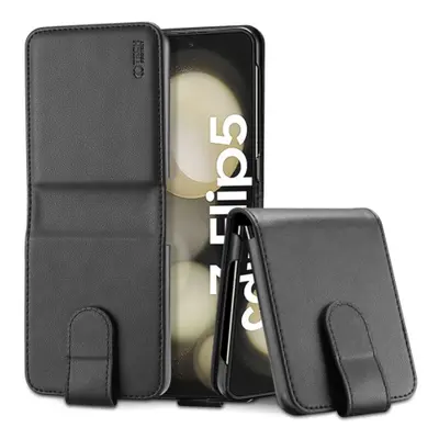 Tech-Protect Wallet knížkové pouzdro na Samsung Galaxy Z Flip 5, černé