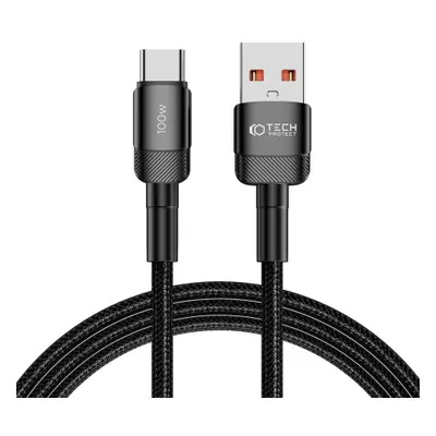 Tech-Protect Ultraboost Evo kabel USB / USB-C 100W 5A 2m, černý