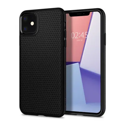 Spigen Liquid Air gumené pouzdro na iPhone 11, matné černé (076CS27184)