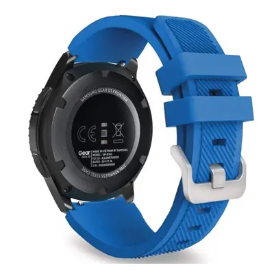 BStrap Silicone Sport řemínek na Garmin Venu 2, coral blue (SSG006C0509)