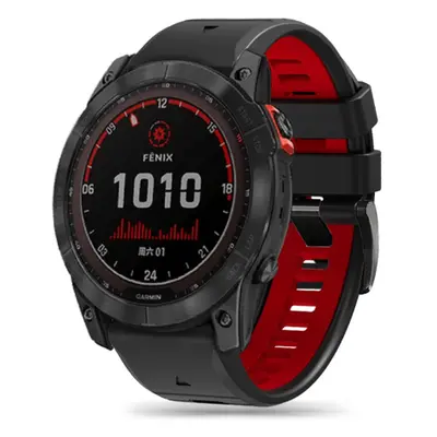 Tech-Protect Iconband řemínek na Garmin Fenix 5x / 5x Plus / 6x / 6x Pro / 7x / 8 51mm, black/re