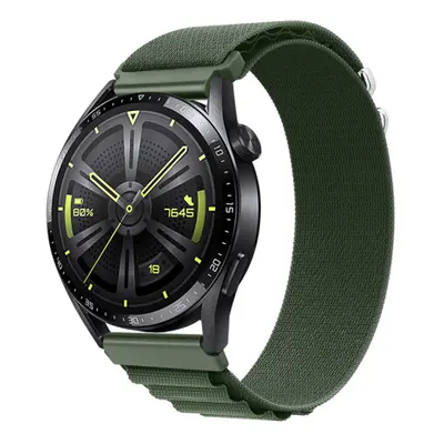 BStrap Nylon Loop řemínek na Huawei Watch 3 / 3 Pro, green (SSG037C0310)