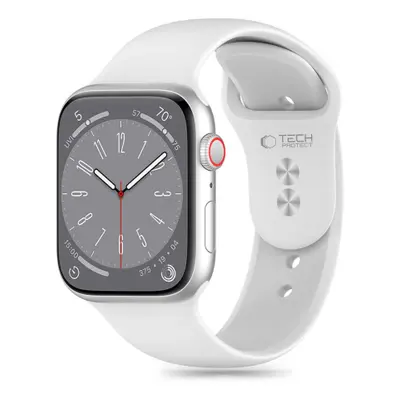 Tech-Protect Silicone řemínek na Apple Watch 38/40/41mm, white