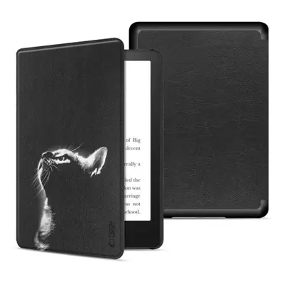 Tech-Protect Smartcase pouzdro na Amazon Kindle Paperwhite VI / 6, black cat