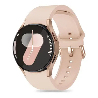 Tech-Protect Silicone řemínek na Samsung Galaxy Watch 4 / 5 / 5 Pro / 6 / 7 / FE, caffee latte