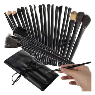 MG Makeup Brushes kosmetické štětce 24ks, černé (P8573)