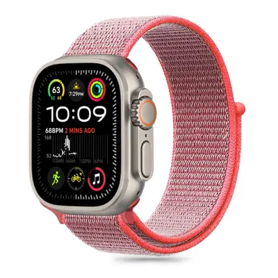 Tech-Protect Nylon řemínek na Apple Watch 40/41/42mm, hot pink