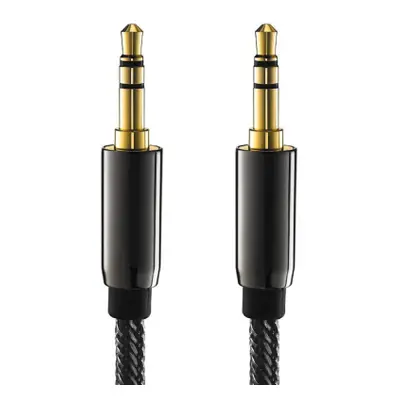 MG audio kabel 3.5mm mini jack M/M 1.5m, černý