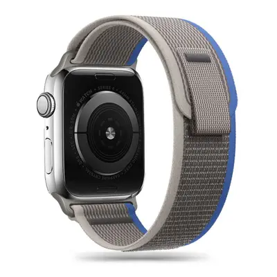 Tech-Protect Nylon řemínek na Apple Watch 42/44/45/49mm, grey/blue