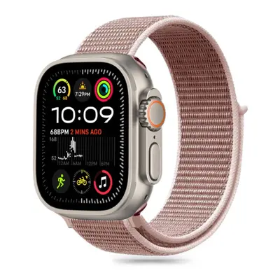 Tech-Protect Nylon řemínek na Apple Watch 44/45/46/49mm, dusty rose