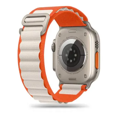 Tech-Protect Nylon řemínek na Apple Watch 42/44/45/49mm, orange / mousy