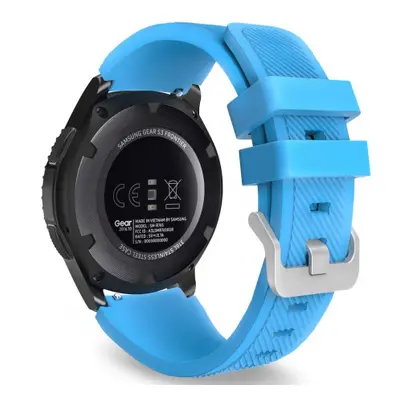 BStrap Silicone Sport řemínek na Huawei Watch 3 / 3 Pro, light blue (SSG006C1111)