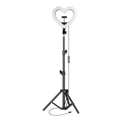 MG Heart Ring kruhové LED světlo 12'' + stativ 2.1 m, černý (JM33-13)