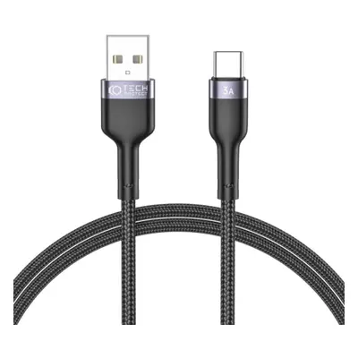 Tech-Protect Ultraboost kabel USB / USB-C 3A 1m, černý