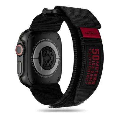 Tech-Protect Scout řemínek na Apple Watch 42/44/45/49mm, black/red