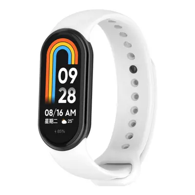 BStrap Silicone řemínek na Xiaomi Smart Band 8 / 9, white