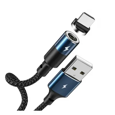 Remax Zigie magnetický kabel USB / Micro USB 3A 1.2m, černý (RC-102m)