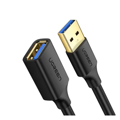 Ugreen US129 Extension prodlužovací kabel USB 3.0 F/M 3m, černý (US129 30127)