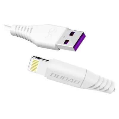 Dudao L2L kabel USB / Lightning 5A 1m, bílý (L2L 1m white)