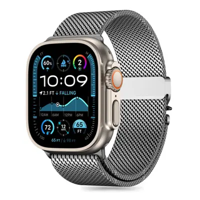 Tech-Protect Milano řemínek na Apple Watch 44/45/46/49mm, silver