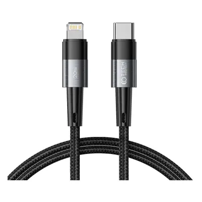 Tech-Protect Ultraboost kabel USB-C / Lightning 20W 3A 1m, šedý