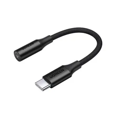 Ugreen AV161 adaptér 3.5 mm mini jack / USB-C, černý (AV161 50631)