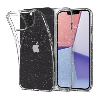 Spigen Liquid Crystal silikonový kryt na iPhone 13, glitter průsvitný (ACS03516)