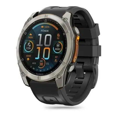 Tech-Protect Silicone řemínek na Garmin Fenix 5 / 6 / 6 Pro / 7 / 8 47mm / E / 8 47mm, black