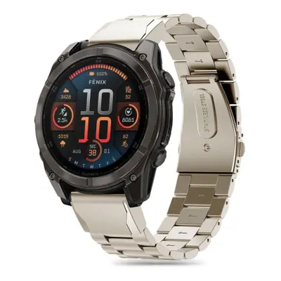 Tech-Protect Stainless řemínek na Garmin Fenix 5x / 5x Plus / 6x / 6x Pro / 7x / 8 51mm, titaniu