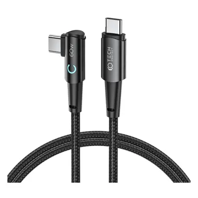 Tech-Protect Ultraboost L kabel USB-C / USB-C 60W 6A 1m, šedý