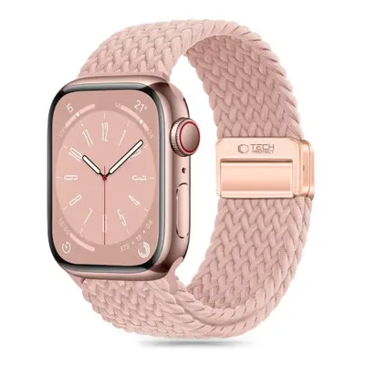 Tech-Protect Nylon Mag řemínek na Apple Watch 42/44/45/49mm, dusty rose