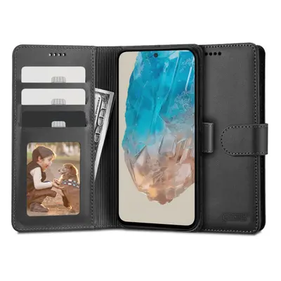 Tech-Protect Wallet knížkové pouzdro na Samsung Galaxy M35 5G, černé