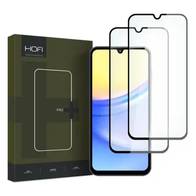 HOFI Glass Pro Full Screen 2x ochranné sklo na Samsung Galaxy A15 4G 5G / A25 5G, černé