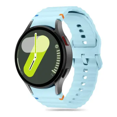 Tech-Protect Silicone Sport řemínek na Samsung Galaxy Watch 4 / 5 / 5 Pro / 6 / 7 / FE, sky blue