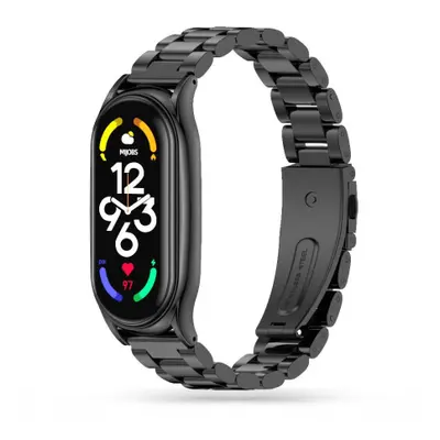 Tech-Protect Stainless řemínek na Xiaomi Mi Band 7, black