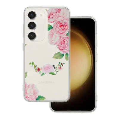 MG Flower kryt na Samsung Galaxy S23, pink flower