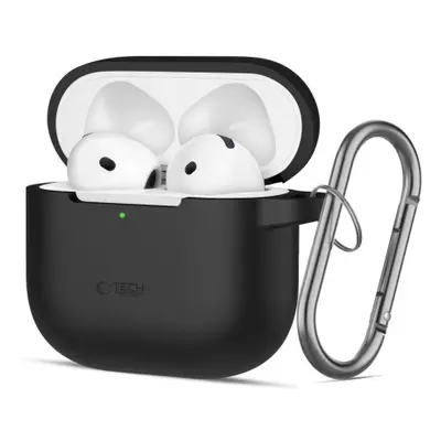 Tech-Protect Silicone Hook pouzdro na Apple AirPods 4, černé